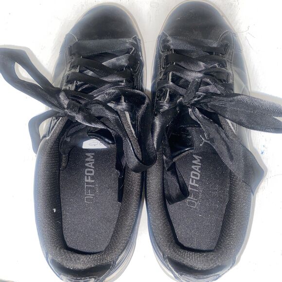 Puma Women’s Shoes Size 7.5 Shiny Patent Leather Casual Fashion Ribbon Laces - Picture 8 of 9